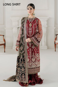 Embroidered Baroque Party Wear Collection London 02