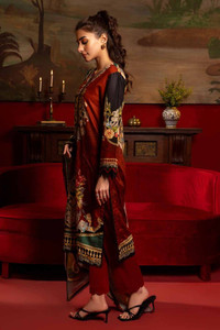 Shop Gul Ahmed Red Lawn Collection Lahore 02