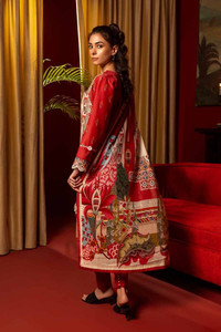 Branded Gul Ahmed Red Lawn Collection USA 03