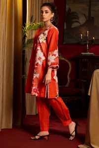 Latest Gul Ahmed Red Lawn Collection UK 02