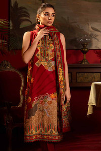 Printed Gul Ahmed Red Lawn Collection Lords 04