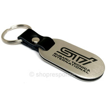 OEM Subaru STi Stainless Steel Key Chain (SOA342L159)