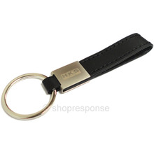 HKS 51007-AK222 Premium Goods Leather Key Ring - Black