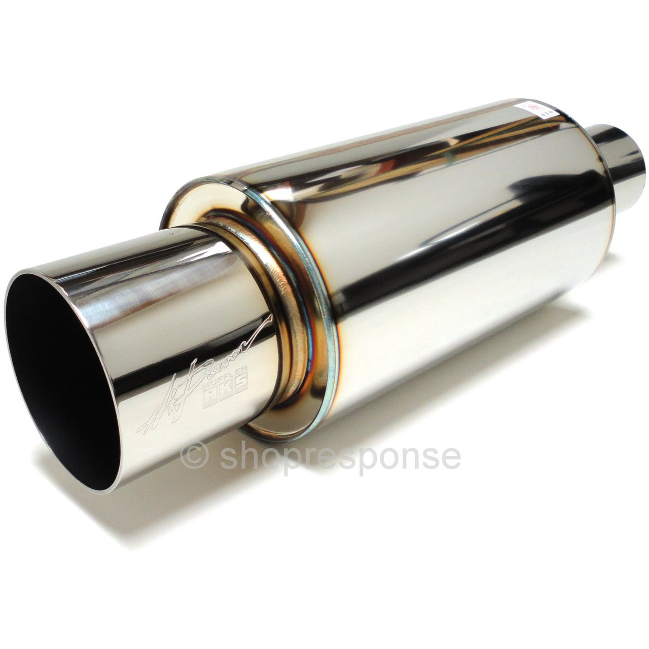 HKS 34002AK008 HiPower Universal Muffler Exhaust Turbo (75mm / 3