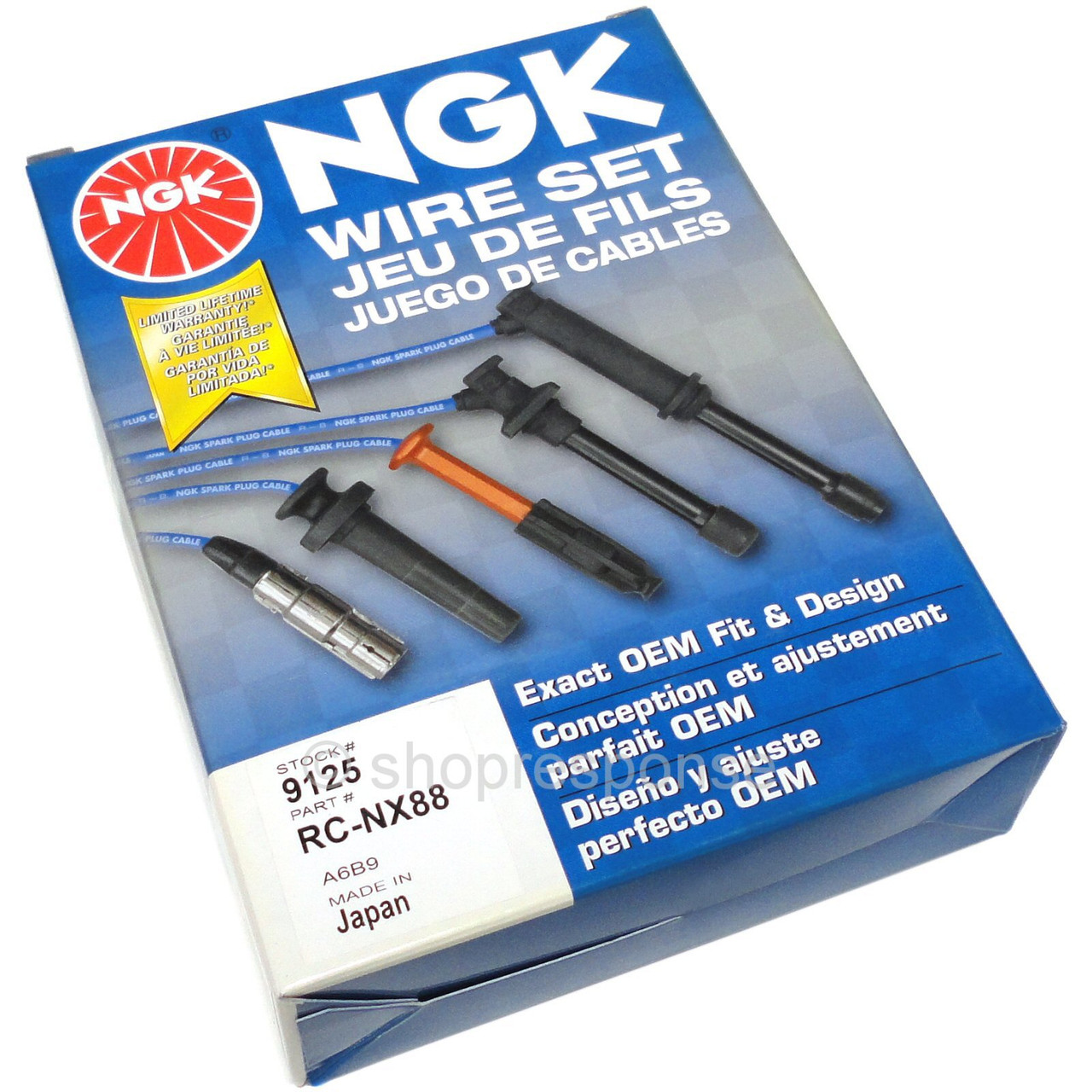 NGK RC-NX88 Spark Plug Wire Set 