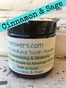 Remineralizing Cinnamon and Sage Tooth Powder for Extra Whitening