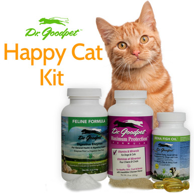 Includes Feline Digestive Enzymes, Maximum Protection and Bena Fish Oil