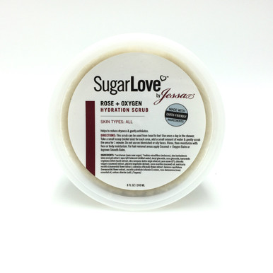 Rose + Oxygen Organic Sugar Body Scrub | Sugar Scrub
