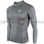 Take 5 Cheap Mens Long Sleeve Compression Top Panel Grey