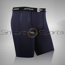 Athlete BX Mens Short Pants Lightweight Compression Shorts Navy