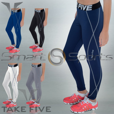 Womens Compression Pants Base Layer Tights Take 5 XS-4XL