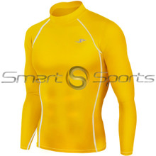 Kids Long Sleeve Compression Top Yellow Take 5 