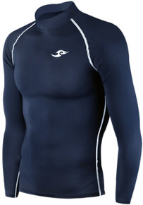 Kids Compression Top Long Sleeve Navy Take 5 
