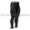 Mens Compression Long Pants Base Layer Skin Tight Tesla Black Orange