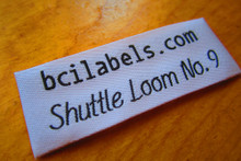 Comfort folds woven clothing label