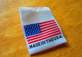woven made in USA clothing label