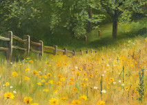 Field of Gold - 10x8 giclee' on paper by George Inslee, unframed