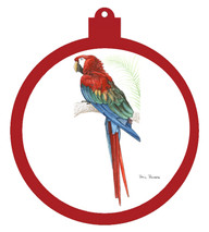 PP Scarlet Macaw Ornament 