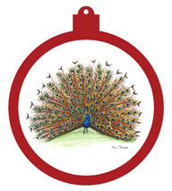 PP Peacock Ornament