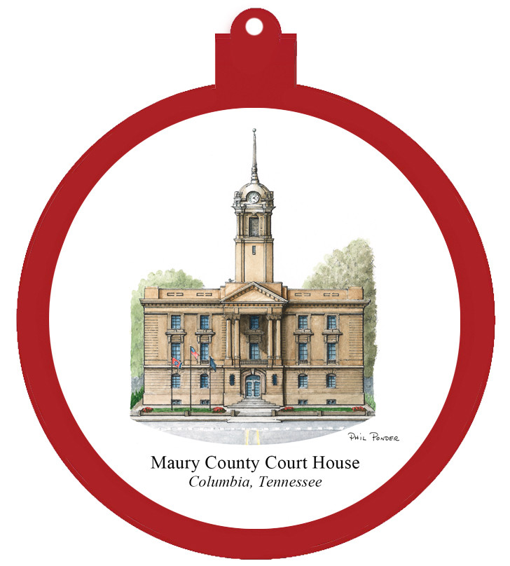 PP Orn Maury County Court House Picture This PP Orn Maury County Court House Picture This