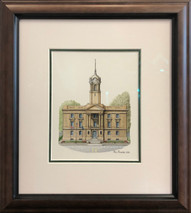 PP - Maury County Courthouse Original Framed 13x15