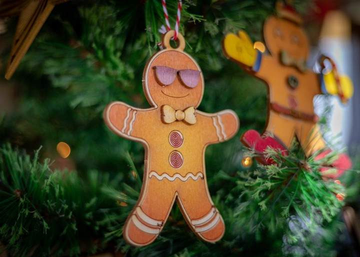 1. DYI Christmas Ornaments Kit - Gingerbread Man - Picture This