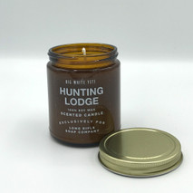 Hunting Lodge Candle by Big White Yeti | 9 oz Amber Jar - SOLD OUT