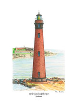  PP Lighthouse - Sand Island - Alabama
