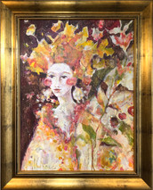 LM - September -  Painting on Canvas - Framed