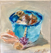 PM - Blue Bucket of Shells