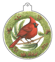 PP - Orn - Wreath - Cardinal