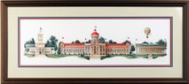 Centennial - 1989 (Original) framed