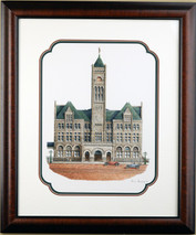Union Station 1914 - 1998 (Original) framed