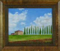 Inslee, George - "Tuscany I" framed