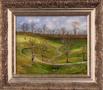 Inslee, George - "Sunlight and Shadows" framed