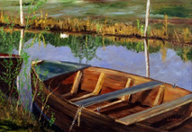 Inslee, George - "On the Marsh (detail)" unframed