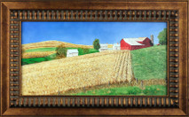 Inslee, George - "Waiting for Harvest" framed