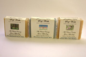 Jonathan Kent Goats Milk Soap (3 Bar Sampler) - MOUNTAIN RAIN: Patchouli and Lavender, Wild Wind, Mountain Rain             
