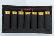 The Laramie holds 7 shotgun shells, 12, 16, 20 gauge