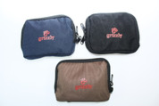 Grizzly 4 X 5 Inch Color Coded Small Utility Gear Bags. Pack of Three for All Travel & Outdoor Activities. Two pockets & Velcro Backing. Hold Cash, Batteries, USB, Keys, Ammo, First Aide, Toiletries, Small Gear 