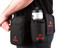 The Dakota Heavy Duty utility belt comes in three adjustable sizes:  Small to Medium, up to 40 inch waist,   Medium to XL, up to 46 inch waist,   XL to XXL, up to 60 inch waist. 