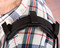  The SPSP has three strong Velcro straps to hold your shoulder strap in place.