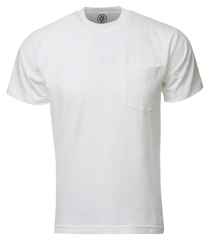 white t shirt with pocket