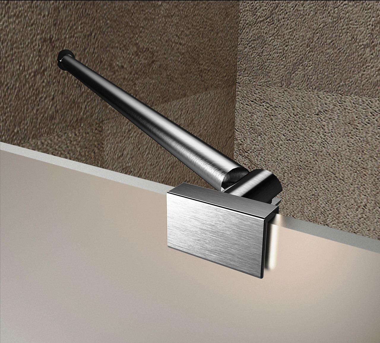 Sdr985 Nautis Completely Frameless Hinged Shower Door