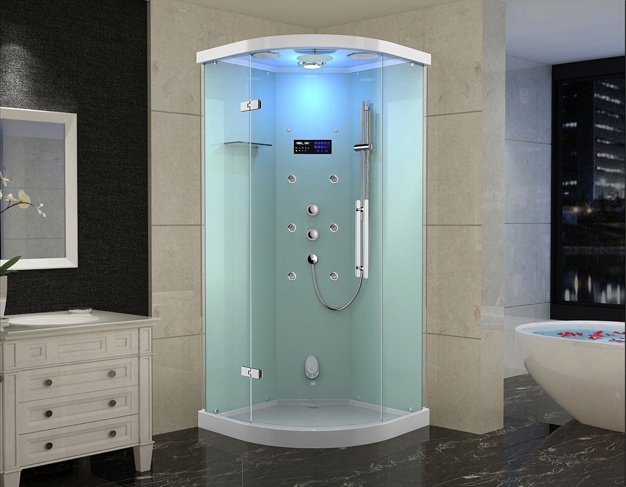 Steam room with shower фото 103
