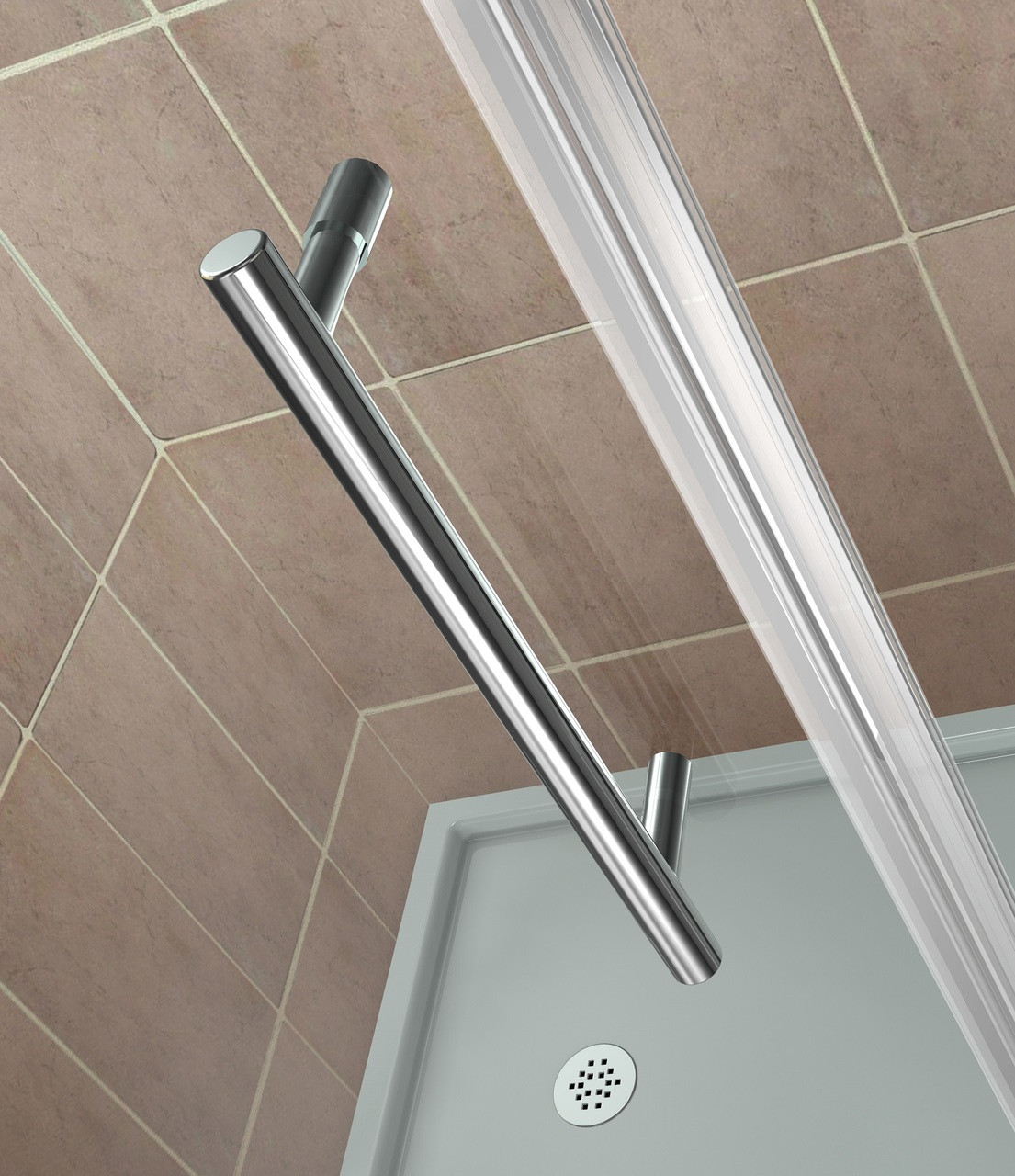 Sen962 Bromley Gs Frameless Square Rectangular Shower Enclosure With Shelves And Starcast Coating