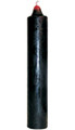 REVERSIBLE JUMBO PILLAR CANDLE - RED INSIDE BLACK OUTSIDE