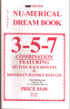 3-5-7 Nu-Merical Dream Book 2008 Edition