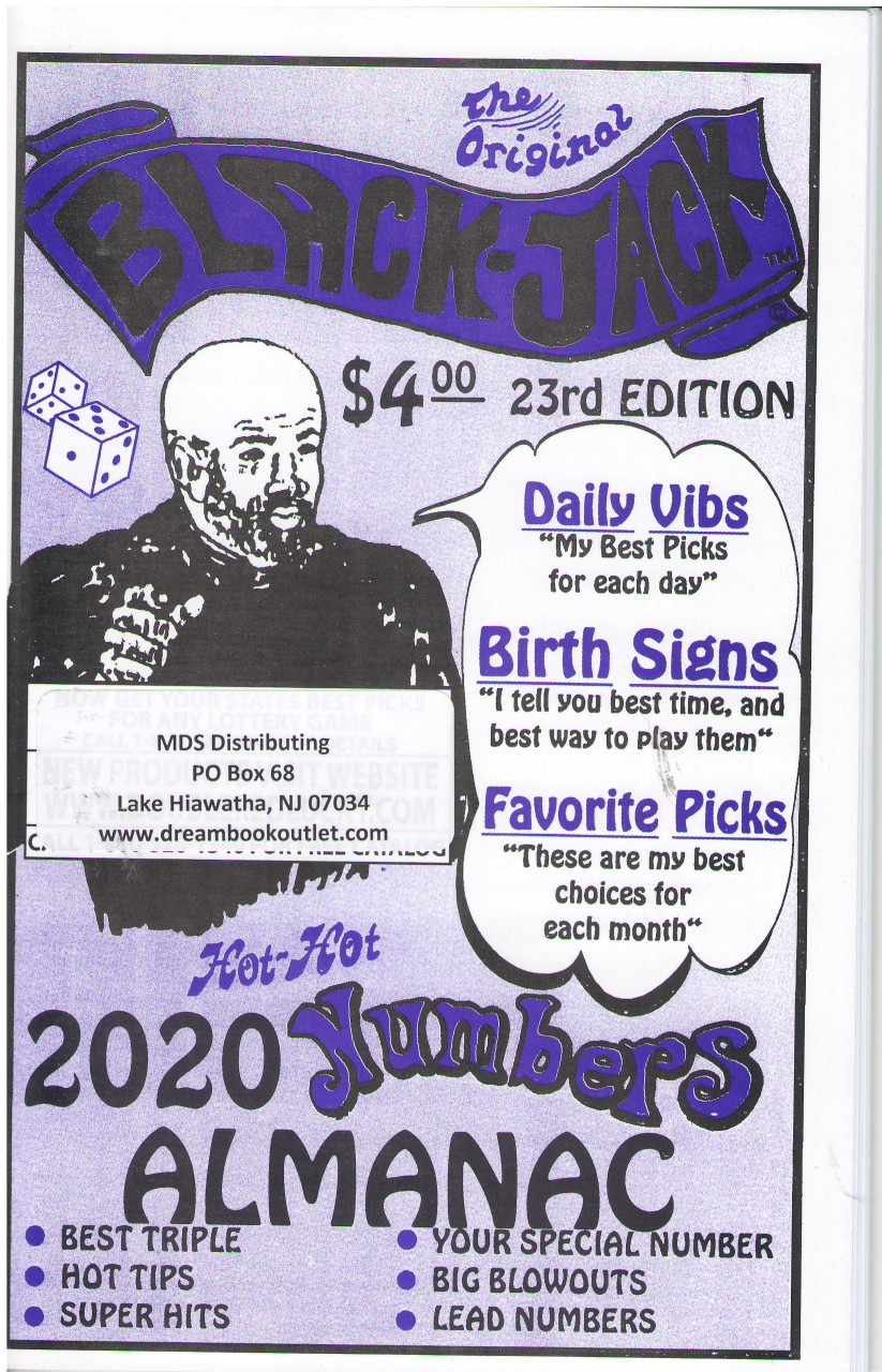 2020 Black Jack Almanac - The Dream Book Outlet