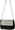 Silver Leatherette Shoulder Bag.